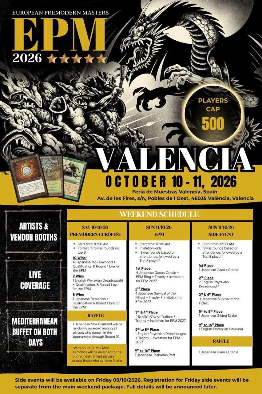 Valencia 2026 event poster